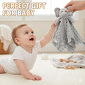 Pro Goleem Elephant Security Blanket, Soft Lovey Unisex Lovie Baby Gifts for Boys and Girls Snuggle Toy Stuffed Animal Newborn Essentials and Items