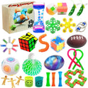 Scientoy Fidget Toy Set, 35 Pcs Sensory Toy for ADD, OCD, Autistic Children, Adults, Anxiety Autism to Stress Relief and Anti Anxiety with Motion