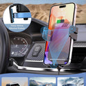 Wireless Car Charger, MOKPR Auto-Clamping Car Mount 15W/10W/7.5W Fast Charging Air Vent Car Phone Mount Compatible with iPhone 15/14/13/13 Pro/12 Pro