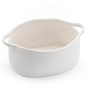 Cute Woven Storage Basket with Handle, Baskets for Gifts Empty, Gift Baskets for Birthday Baby Shower Burr, Decorative Organizer Box for Baby Toy