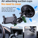 MAGIC JOHN Car Phone Holder, Ultra-Durable Mteal Phone Holders for Your Car, 360° Rotation Cell Phone Car Mount for Windshield, Suction Cup Car Phone