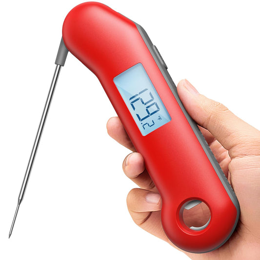 ThermoMaven ProfessionaI Meat Thermometer Digital, 3X Faster 0.5 Sec Instant Read, NIST Certified Accuracy ±0.5°F, 100% Waterproof Probe, Auto-Rotate