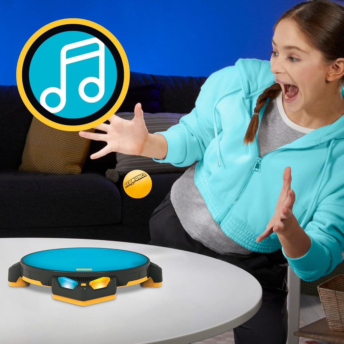 Hasbro Games Rebounce Game | Indoor and Outdoor Electronic Action Game for Kids, Teens, and Adults | Ages 8+ | 2 to 6 Players | 10 Mins. | Family