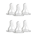 Dr. Brown's Natural Flow Baby Bottle Nipple Level T - Newborn, Slower Flow - 6pk - 0m+