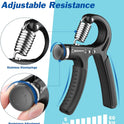 AIXPI Grip Strength Trainer, Hand Grip Exerciser Strengthener with Adjustable Resistance 11-132 Lbs (5-60kg), Forearm Strengthener, Hand Exerciser