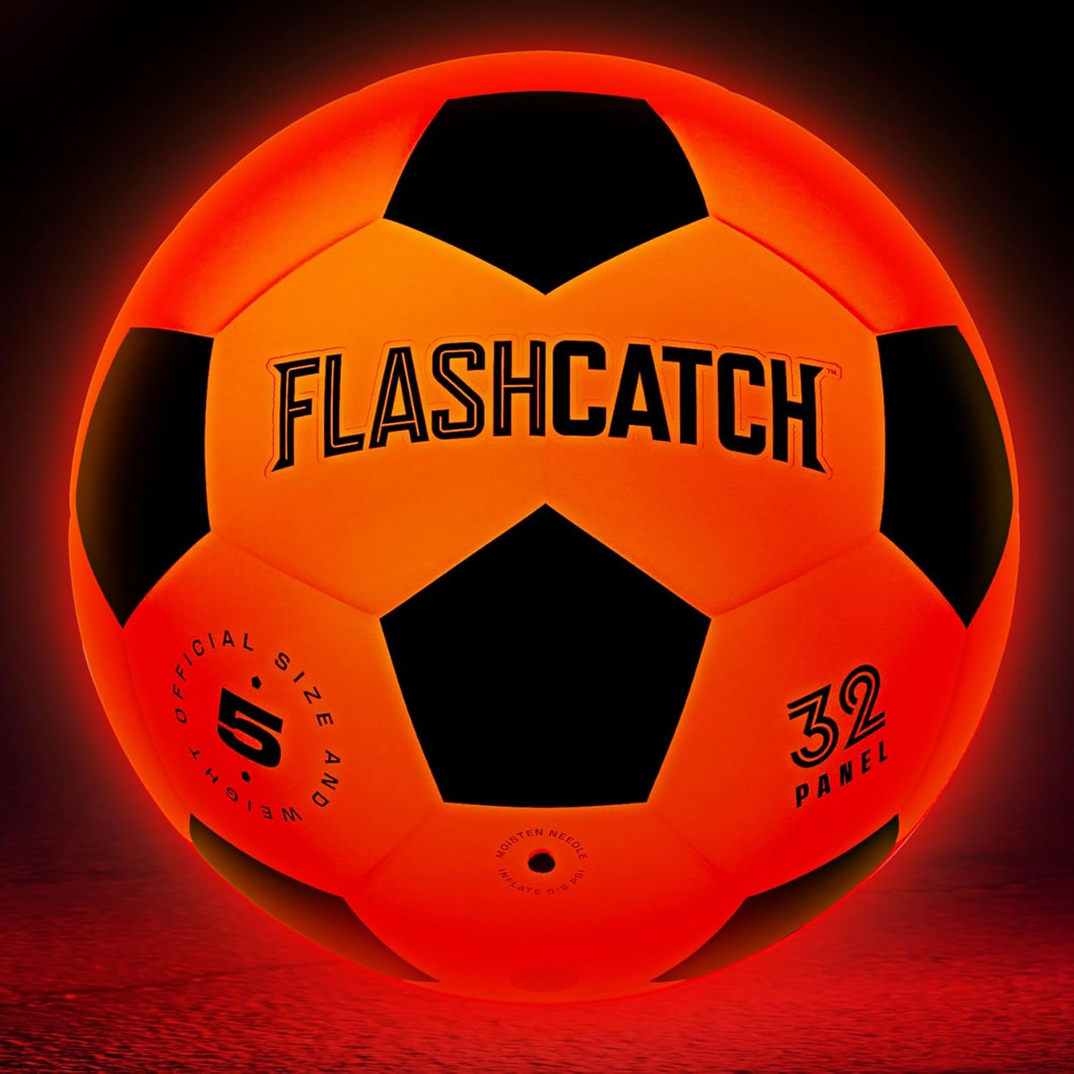 Light Up Soccer Ball - Glow in The Dark - NO 5 - Sports Gear Gifts for Boys & Girls 8-15+ Year Old - Kids, Teens Gift Birthday Ideas - Cool Boy Toys