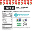 That's it. Mini Fruit Bars (Variety 35 Pack) No Sugar Added, Plant-Based, Vegan & Gluten Free, Breakfast Bar, Paleo, for Children & Adults, Non GMO