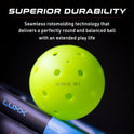 Selkirk Sport Pro S1 Ball | Crack-Resistant | 38 Hole Outdoor Pickleball Balls | USAPA Approved Pickle Ball for Tournament Play | Advanced
