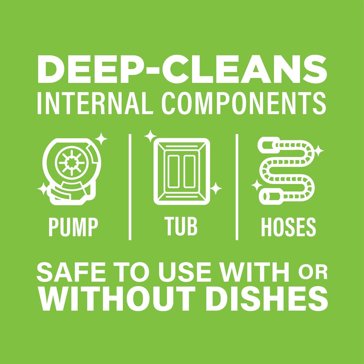 Affresh Dishwasher Cleaner, Helps Power Away Odor Causing Bacteria, Limescale, Mineral Deposits & Grime Inside Pump, Tub & Hoses, 6 Tablets, 6 Month