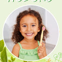 Kids Toothbrush Bamboo Toothbrushes 6 Pack - Organic Compostable Tooth Brush Wooden Baby Toddler Toothbrush, Eco-Friendly Natural Biodegradable Soft