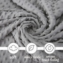 Pro Goleem Elephant Security Blanket, Soft Lovey Unisex Lovie Baby Gifts for Boys and Girls Snuggle Toy Stuffed Animal Newborn Essentials and Items