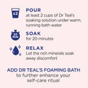 Dr Teal's Epsom Salt Magnesium Soak, Restore & Replenish with Pink Himalayan Salt, 3 lbs