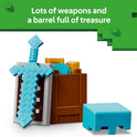 LEGO Minecraft The Illager Desert Patrol Toy Figures and Playset - Building Minecraft Toy for Kids, Boys and Girls, Ages 7+ - with 4 Figures for