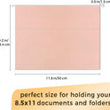 SUNEE 25 Count Hanging File Folders, Pastel Colors, Hanging File Folders Letter Size, Hanging Folders with 1/5-cut Tabs, Designed for Bulky Files