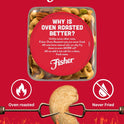 Fisher Oven Roasted Never Fried Deluxe Mixed Nuts, 24 Ounces (Pack of 1), Almonds, Cashews, Pecans, Pistachios, Healthy Snacks for Adults, Made With