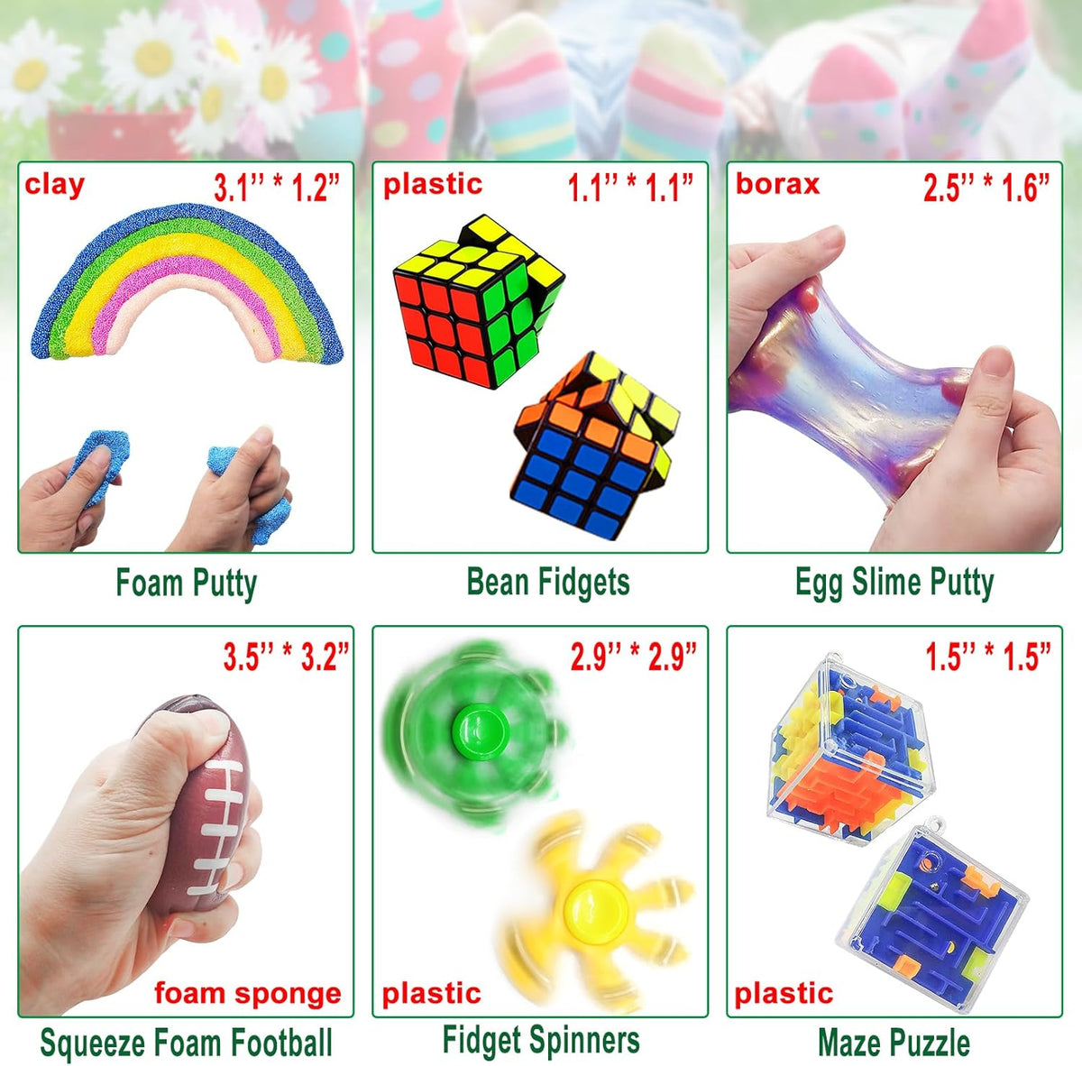 Scientoy Fidget Toy Set, 35 Pcs Sensory Toy for ADD, OCD, Autistic Children, Adults, Anxiety Autism to Stress Relief and Anti Anxiety with Motion