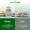 Travel Laundry Detergent Sheets Fisroa 300 Loads Eco-friendly Washing Detergent Sheets Plastic-Free Washer Sheets, Fresh Linen Scent Liquidless
