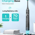 COSLUS Sonic Electric Toothbrush for Adults: 47000 VPM for Deep Cleaning & Whitening with Travel Case - 5 Modes for Sensitive Teeth & Braces