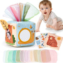 hahaland Baby Tissue Box Toy - Baby Toys 6-12 Months Stocking Stuffers for Babies Montessori Toys for 6 Month Old Must Haves - Boy Girl Shower Gifts