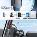 CHGeek Wireless Car Charger, 15W Fast Charging Auto Clamping Car Charger Phone Mount Phone Holder fit for iPhone 16 15 14 13 12 Pro Max 11 XR XS