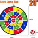 BooTaa 29" Large Dart Board for Kids, Kids Dart Board with Sticky Balls, Boys Toys, Indoor/Sport Outdoor Fun Party Play Game Toys, Birthday Gifts for