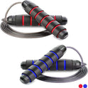 Redify Jump Rope,Jump Ropes for Fitness for Women Men and Kids,Speed Jumping Rope for Workout with Ball Bearings,Adjustable Skipping Rope