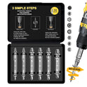 Valentines Day Gifts for Him - Fathers Day Dad Gifts Screw Extractor Set - Tools Gadgets for Men Bolt Extractor Kit - Birthday Stocking Stuffers for