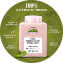 Himalayan Chef Pink Himalayan Salt Fine Grain, 5 lbs Plastic Jar - Pure, Natural, Kosher, Non-GMO, Mineral-Rich, for Cooking, Seasoning, Baking