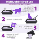Arm & Hammer Forever Fresh Clumping Cat Litter Lavender, MultiCat 18lb With 20% More Lavender Freshness, Pet Friendly With Essential Oils