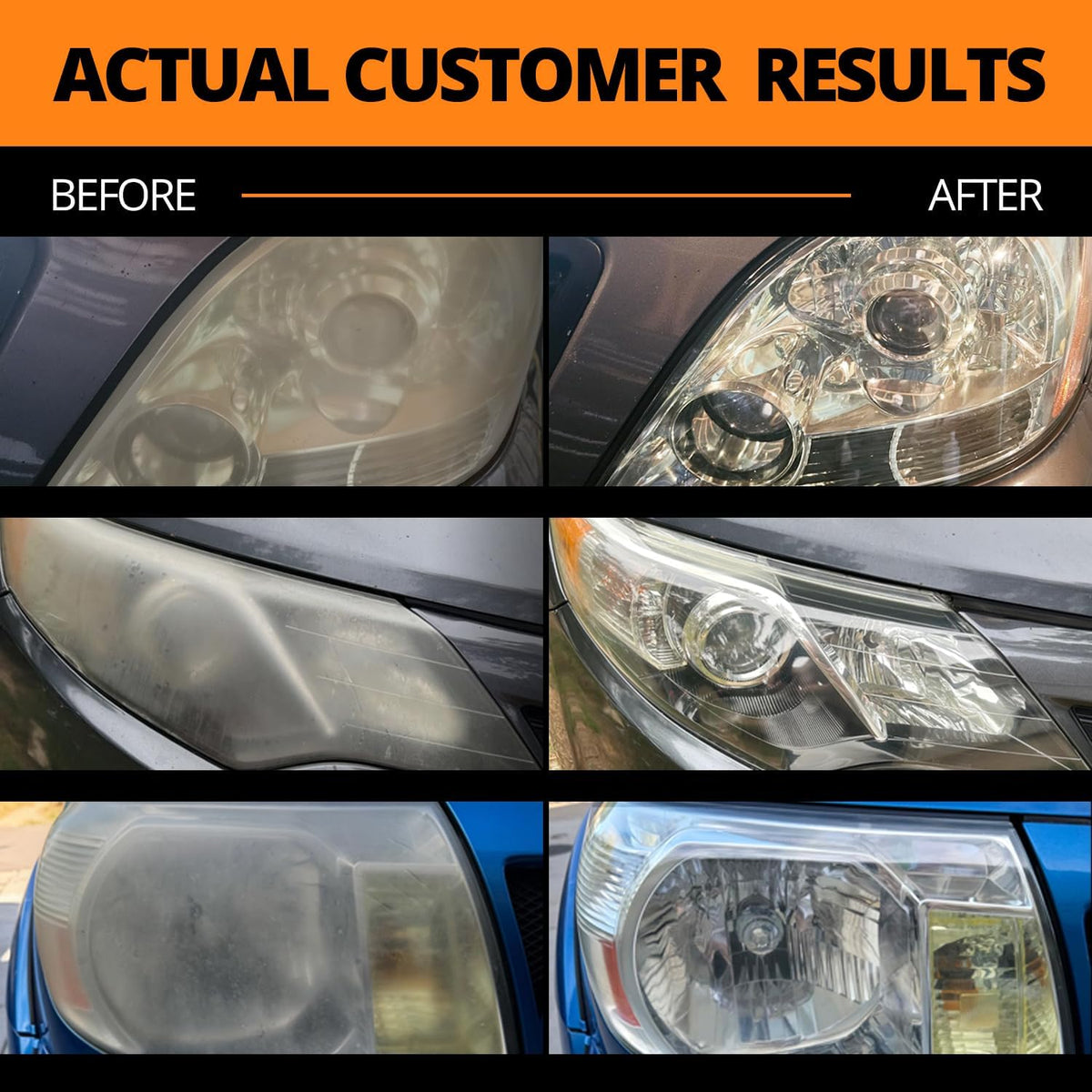 CERAKOTE® Ceramic Headlight Restoration Kit – Guaranteed To Last As Long As You Own Your Vehicle – Brings Headlights Back to Like New Condition - No