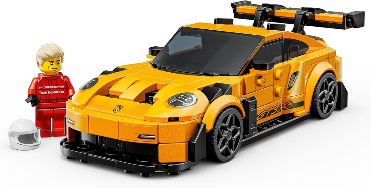 LEGO Speed Champions Porsche 911 GT3 RS Super Car Toy - Model Kit & Pretend Play Toy for Boys & Girls, Ages 9+ - Sports Car Building Set for Kids