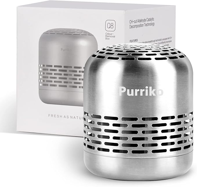 Purriko Refrigerator Deodorizer,Lasts up to 10 Years,Refrigerator Odor Eliminator,Fridge Deodorizer,More Effective Than Baking Soda Bamboo Air