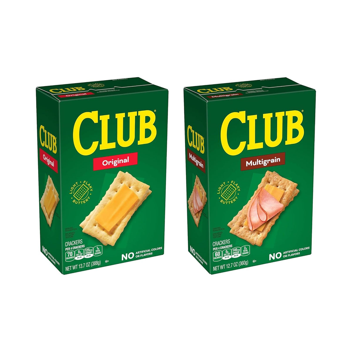 Club Crackers, Lunch Snacks, Snack Crackers, Variety Pack (3 Boxes)