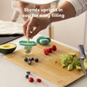 Frida Baby Push Pop Silicone Feeder, Baby Fruit Food Feeder to Safely Introduce New Foods, Fresh + Frozen, Breastmilk Popsicles, BPA Free, Dishwasher