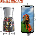 Original Stainless Steel Salt or Pepper Grinder - Top Spice Mill with Ceramic Blades, Brushed Stainless Steel and Adjustable Coarseness By Pepper