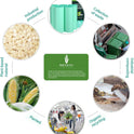 Compostable Trash Garbage bags,AYOTEE 13-15 Gallon Tall Kitchen Trash Bags,Heavy Duty Unscented 1.18Mils 55 Liter,60 Count,Strong Thicken Rubbish