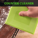 SURDOCA Dough Scraper Bench Scraper - 3P 4.7x3.7" Plastic Flexible Bowl Scraper, Sharp Edge & Angles Cake Scraper. Non-Slip Bakeware Decorating Tools