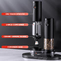 Electric Salt and Pepper Grinder Set Automatic Battery Pepper Mill Shakers Adjustable Coarseness Upgraded Larger Capacity with Led Home and Kitchen