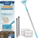 Baseboard Buddy | Lightweight Home Cleaning Essential, Perfect for Baseboards, Moldings & Walls, Glide & Wipe Trapping & Locking Dirt & Dust | As