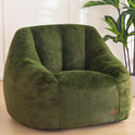 MAXYOYO Bean Bag Chair, Comfy Bean Bag Sofa with Back Support, Faux Fur Bean Bag Chair for Adults and Kids, Stuffed Floor Sofa for Living Room