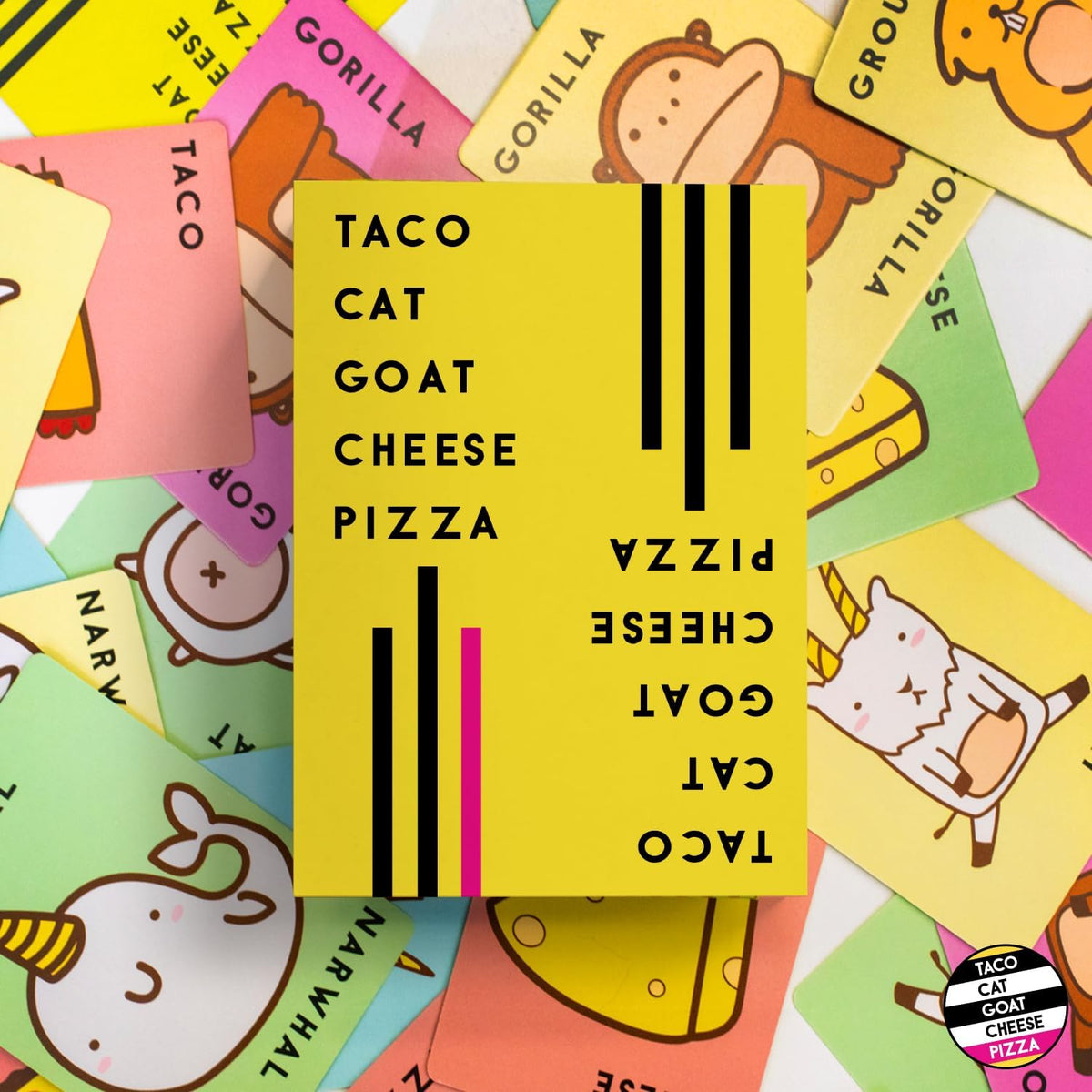 Taco Cat Goat Cheese Pizza Wildly Entertaining Card Game for Family and Group Game Night | Easy to Learn and Play with 10-15 Minute Rounds | Fun for