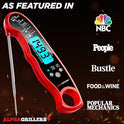 Alpha Grillers Meat Thermometer Digital - Instant Read Food Thermometer for Cooking and Grilling Gifts for Men Valentines Day Gifts for Him Her Mom