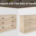 Bigbiglife Dresser for Bedroom, 6 Drawer Double Dresser, Modern Chest of Drawers with Deep Drawers, TV Stand Large Storage Organizer for Living Room