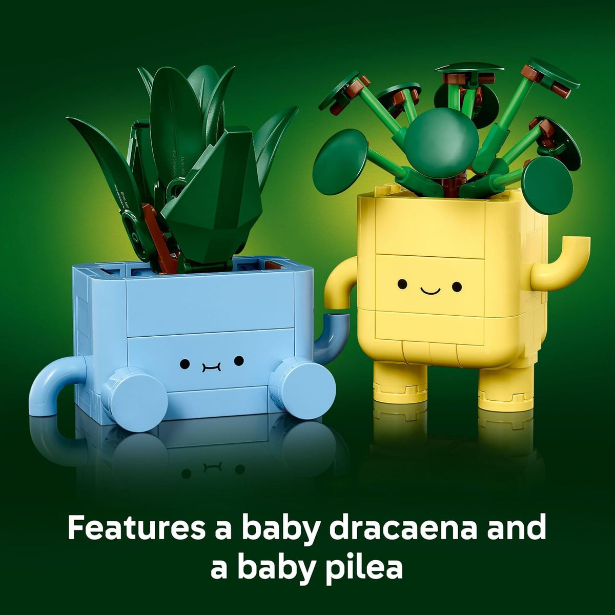 LEGO Botanicals Happy Plants Building Toy for Kids, Girls, and Boys 9+ - Playroom Decor for Desk or Shelf - Birthday Gift Idea for Young Gardeners