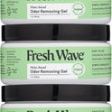 Fresh Wave Odor Removing Gel, 7 oz., Pack of 3 - Odor Absorbers for Home, Safer Odor Relief, Natural Plant-Based Odor Eliminator, Every 7 oz. lasts