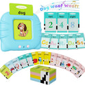 Toddler Toys Talking Flash Cards for 1 2 3 4 5 6 Year Old Boys and Girls, Autism Sensory Toys for Autistic Children, Learning Educational Montessori