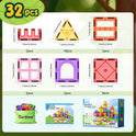 Soyee Magnetic Tiles Toddler Toys Magnetic Building Blocks for Kids Ages 3-12 STEM Educational Toys for Girls & Boys Sensory Play for Preschool