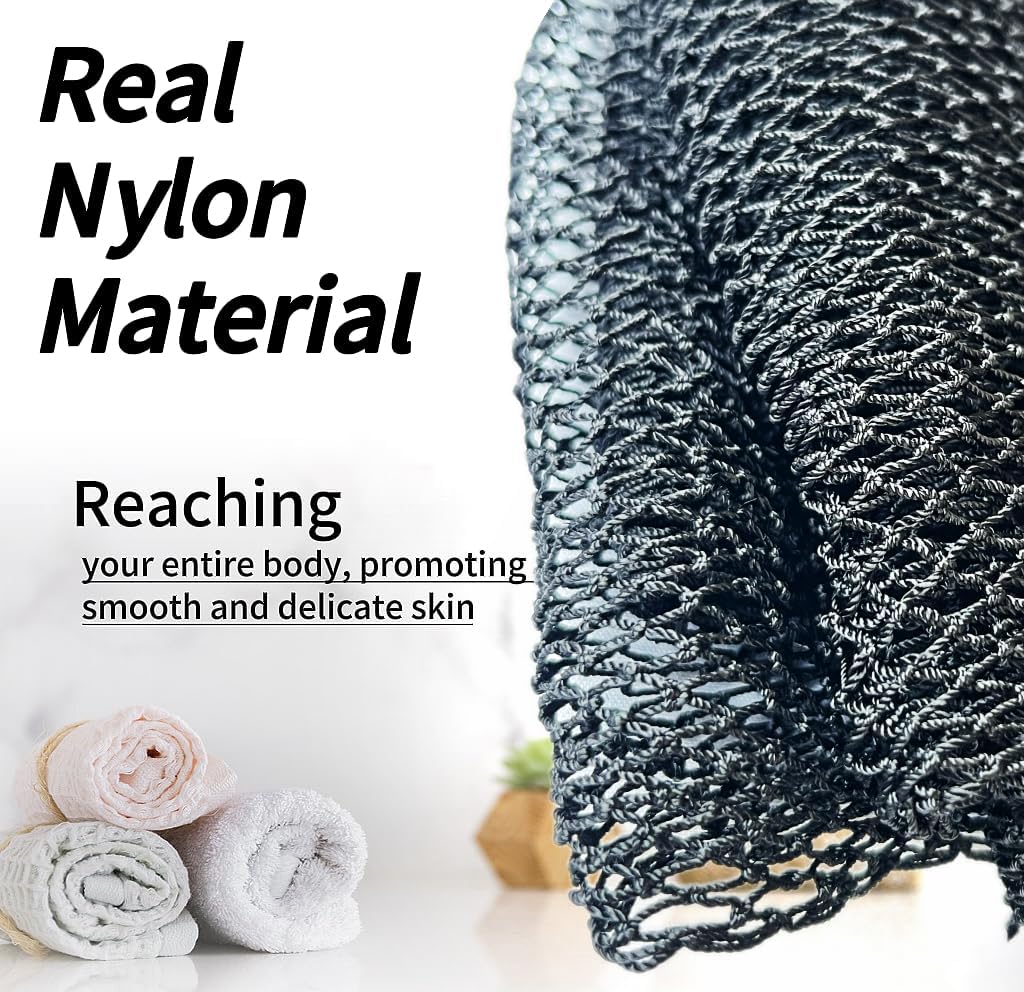 African Net Sponge Authentic, African Exfoliating Sponge Real African Net Black Owned, African Bath Sponge Back Scrubber, Body Exfoliator Shower Bath
