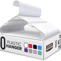 Utopia Home - Plastic Hangers 50 Pack - Space Saving Clothes Hanger - Durable and Strong Closet Organizers and Storage Makes It Ideal Stocking