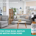Kate's Home & Garden Peppermint Oil Spray for Bugs, Ants, Insects, Spiders. Pesticide and Insecticide Indoor Repellent Pest Control with Cedarwood